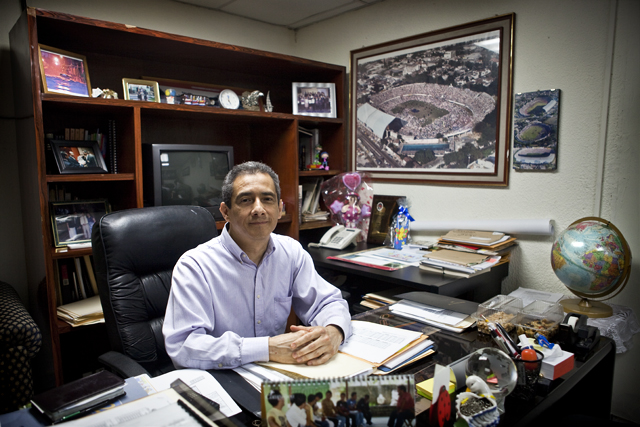 Mario Vega, pastor general de Misión Cristiana Elim. Foto Pau Coll.