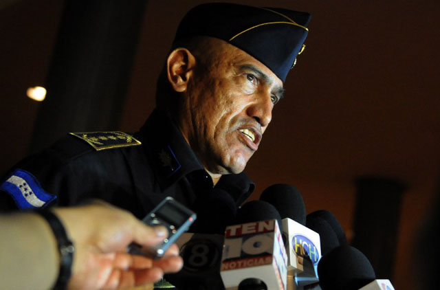Juan Carlos Bonilla, conocido como el Tigre Bonilla, exdirector de la Policía Nacional de Honduras. Foto archivo El Faro.