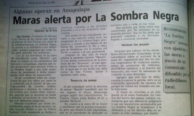 La Prensa Gráfica, viernes 26 de mayo de 1995.﻿" /></div><div class=